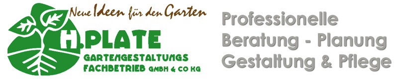 Gartengestaltung Plate Logo